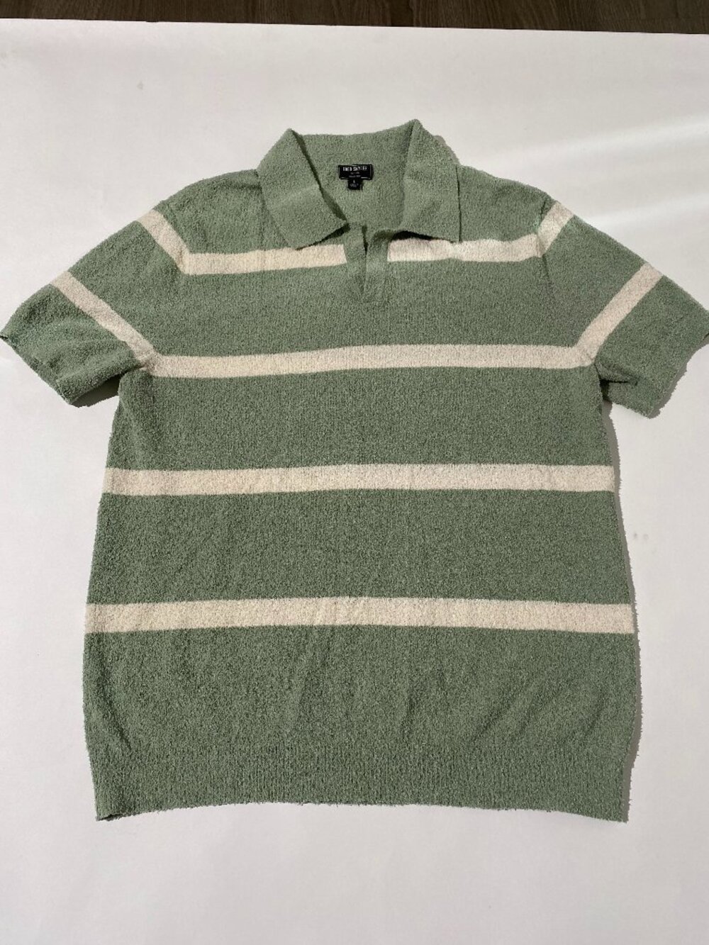 Todd Snyder Green Polo Boucle